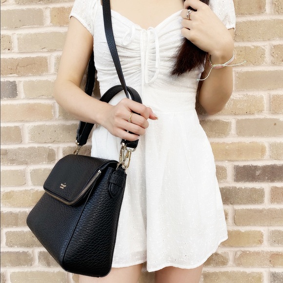 Kate spade black satchel crossbody